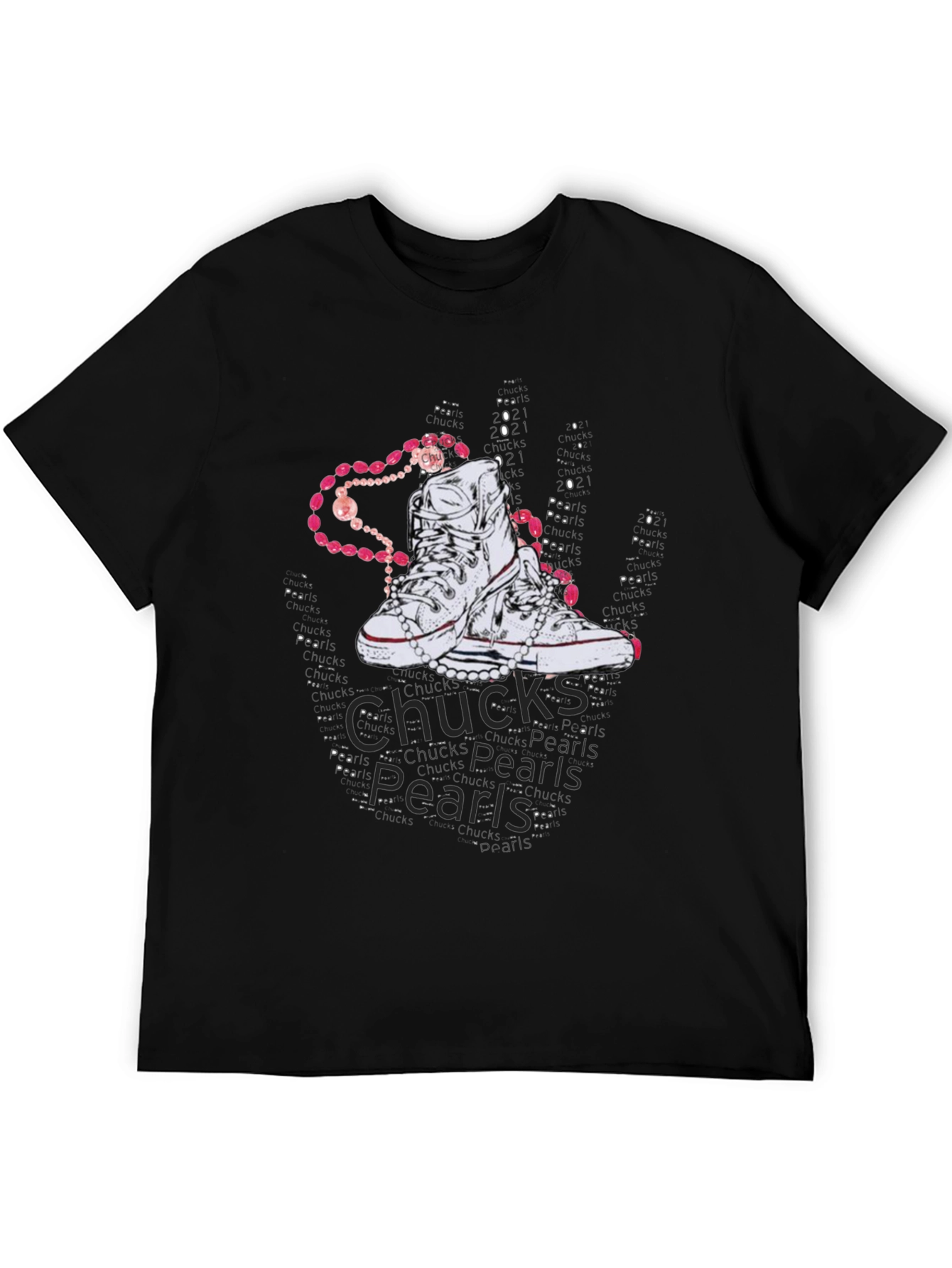 Chuck and Pearls Graphic T-Shirt