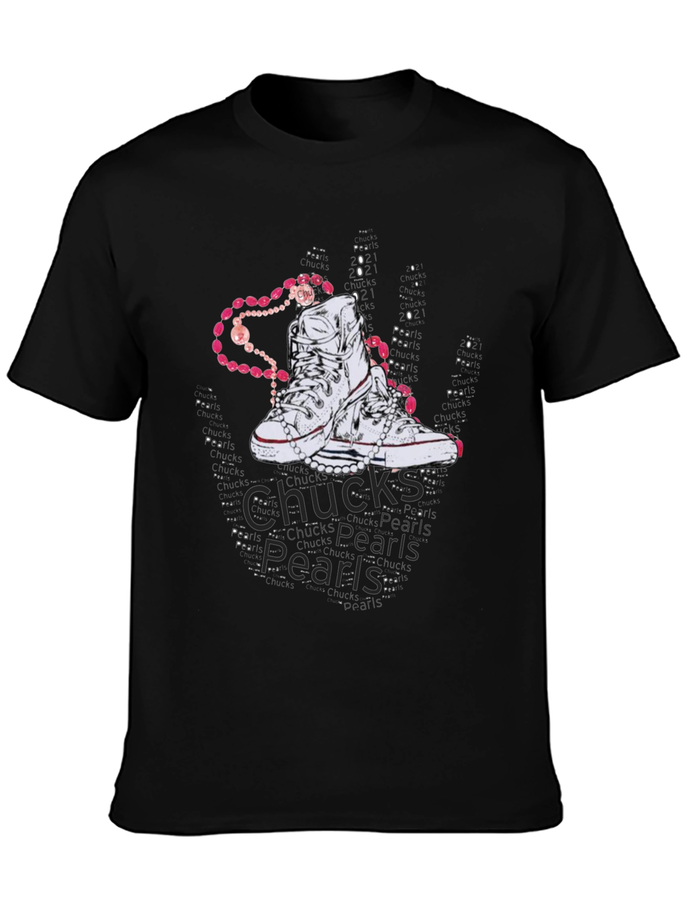 Chuck and Pearls Graphic T-Shirt