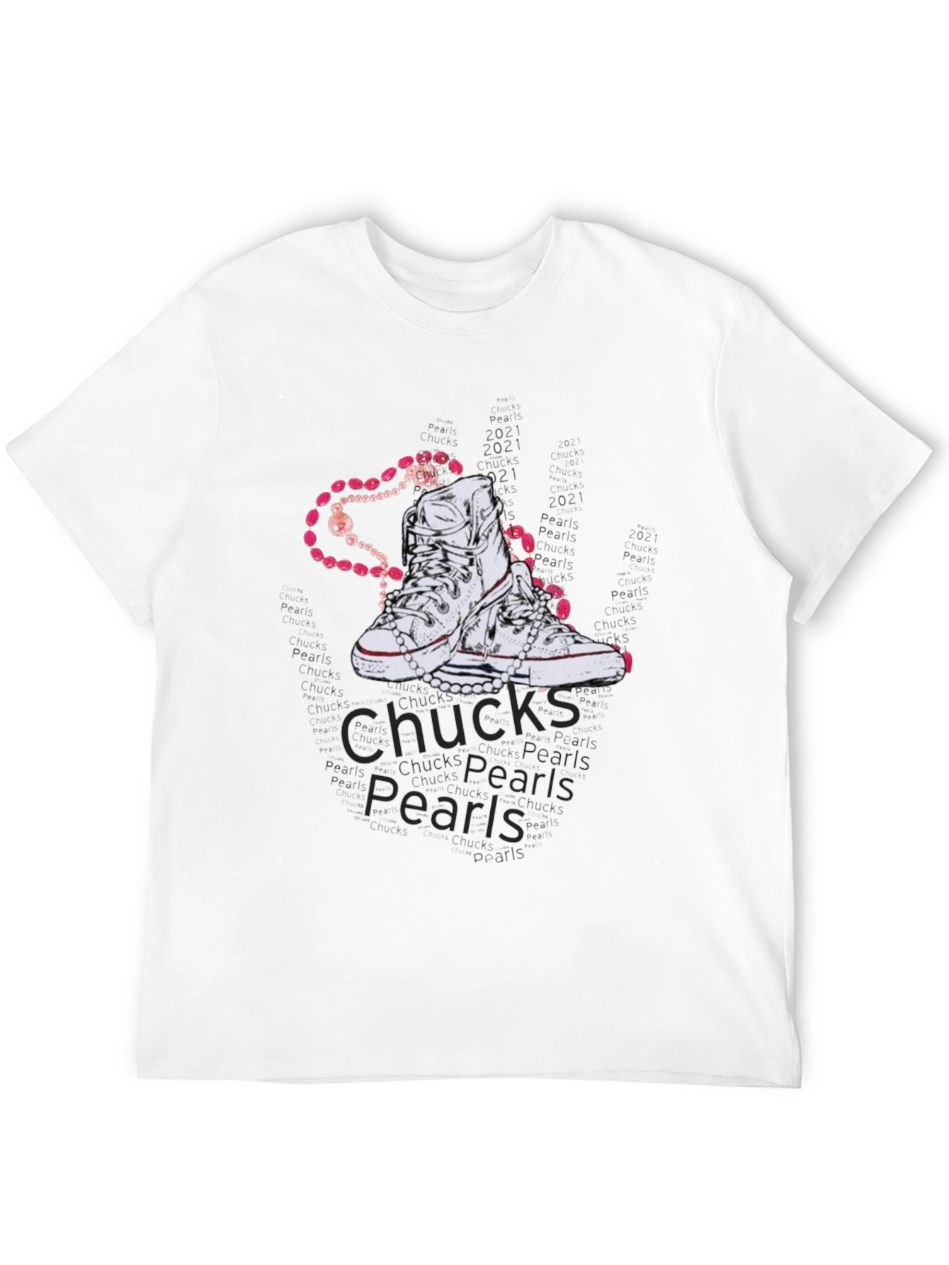 Chuck and Pearls Graphic T-Shirt