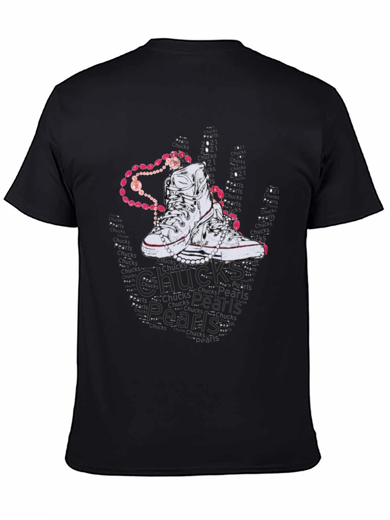 Chuck and Pearls Graphic T-Shirt