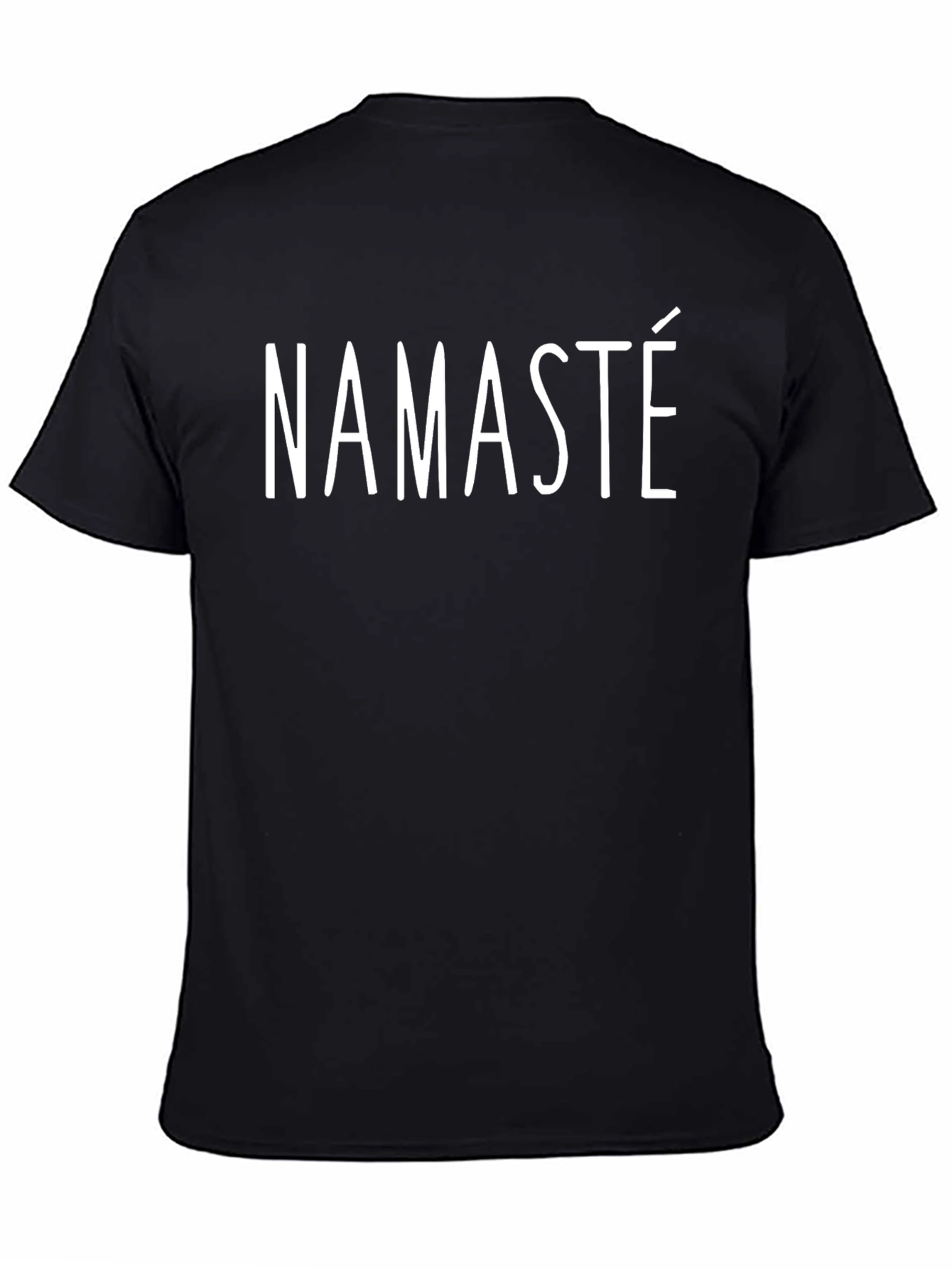 Namaste T-Shirt -  Casual Black Tee