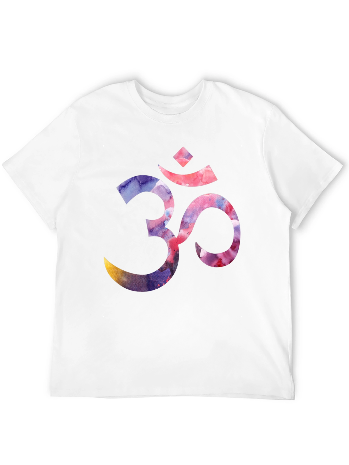 Om Symbol Graphic T-Shirt - Black Crew Neck Tee