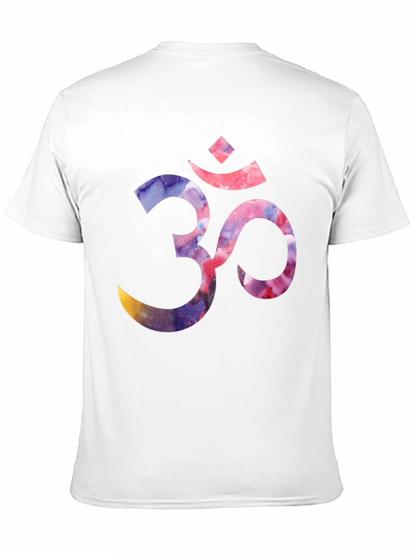 Om Symbol Graphic T-Shirt - Black Crew Neck Tee