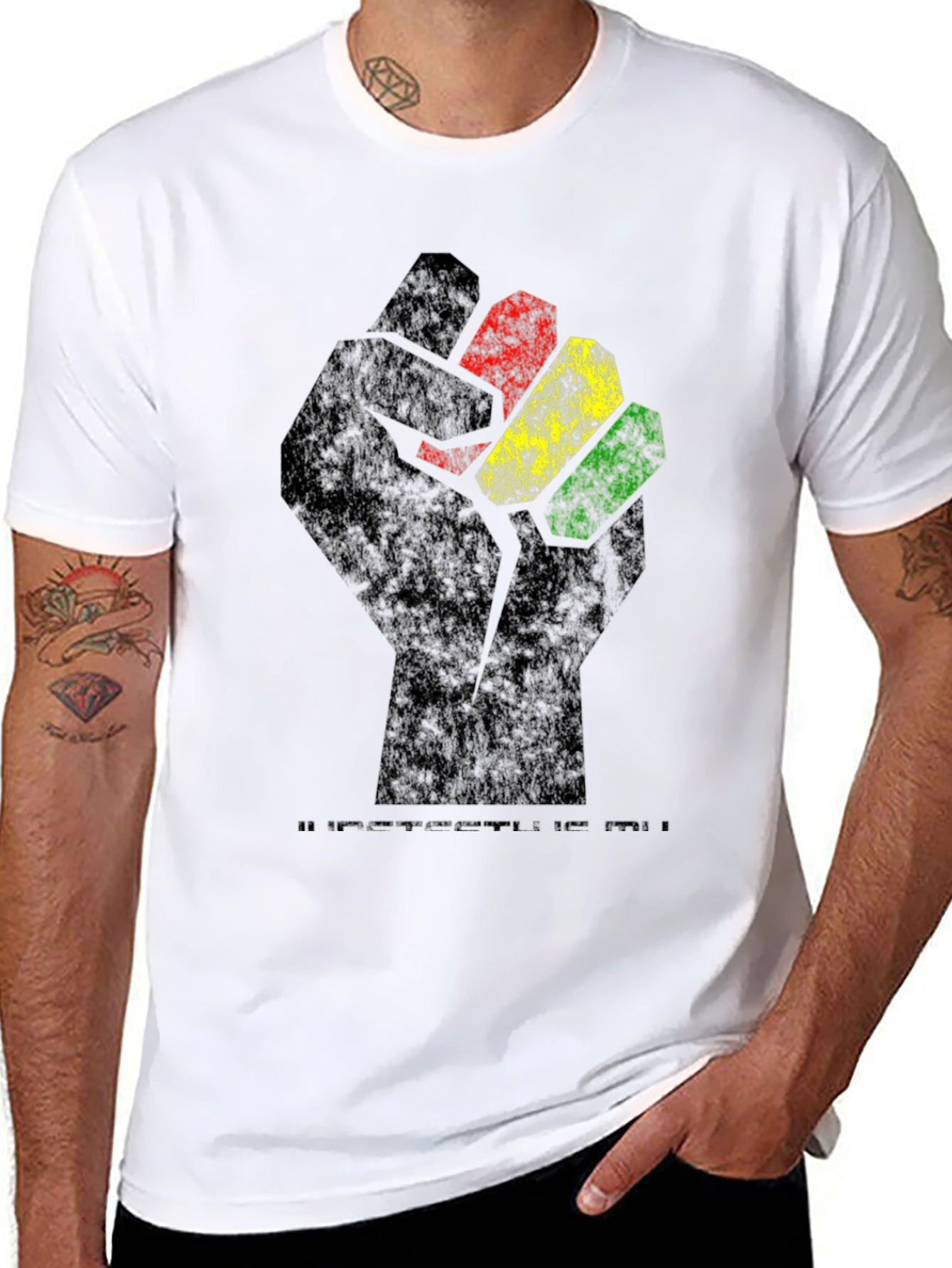 Pan-African Fist T-Shirt - Black Pride