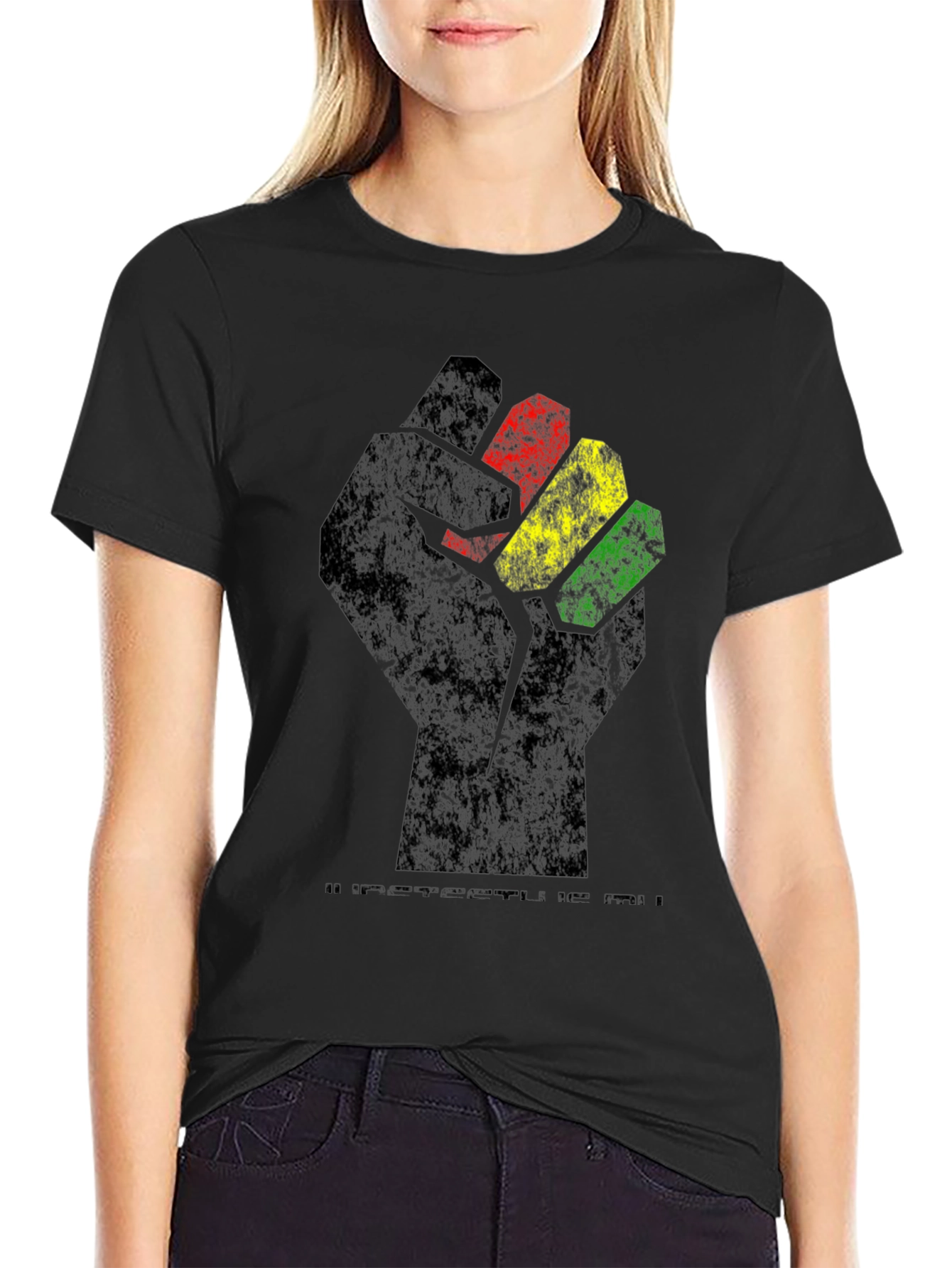 Pan-African Fist T-Shirt - Black Pride