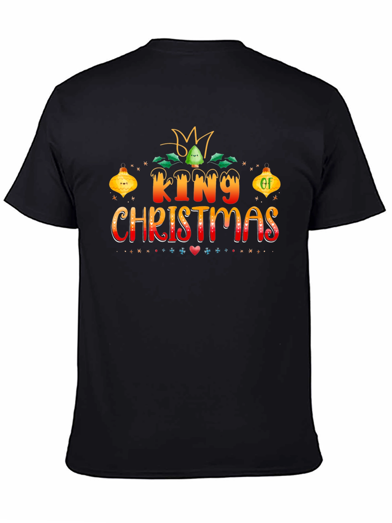 King of Christmas Holiday Graphic T-Shirt