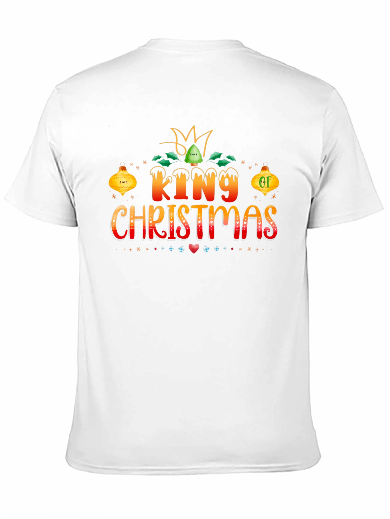 King of Christmas Holiday Graphic T-Shirt