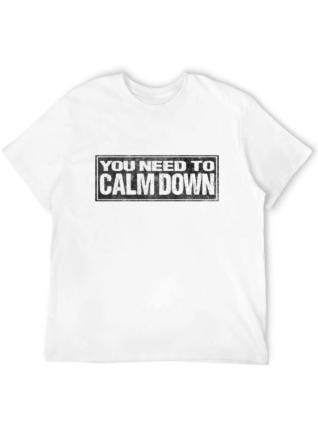 You Need To Calm Down Black T-Shirt