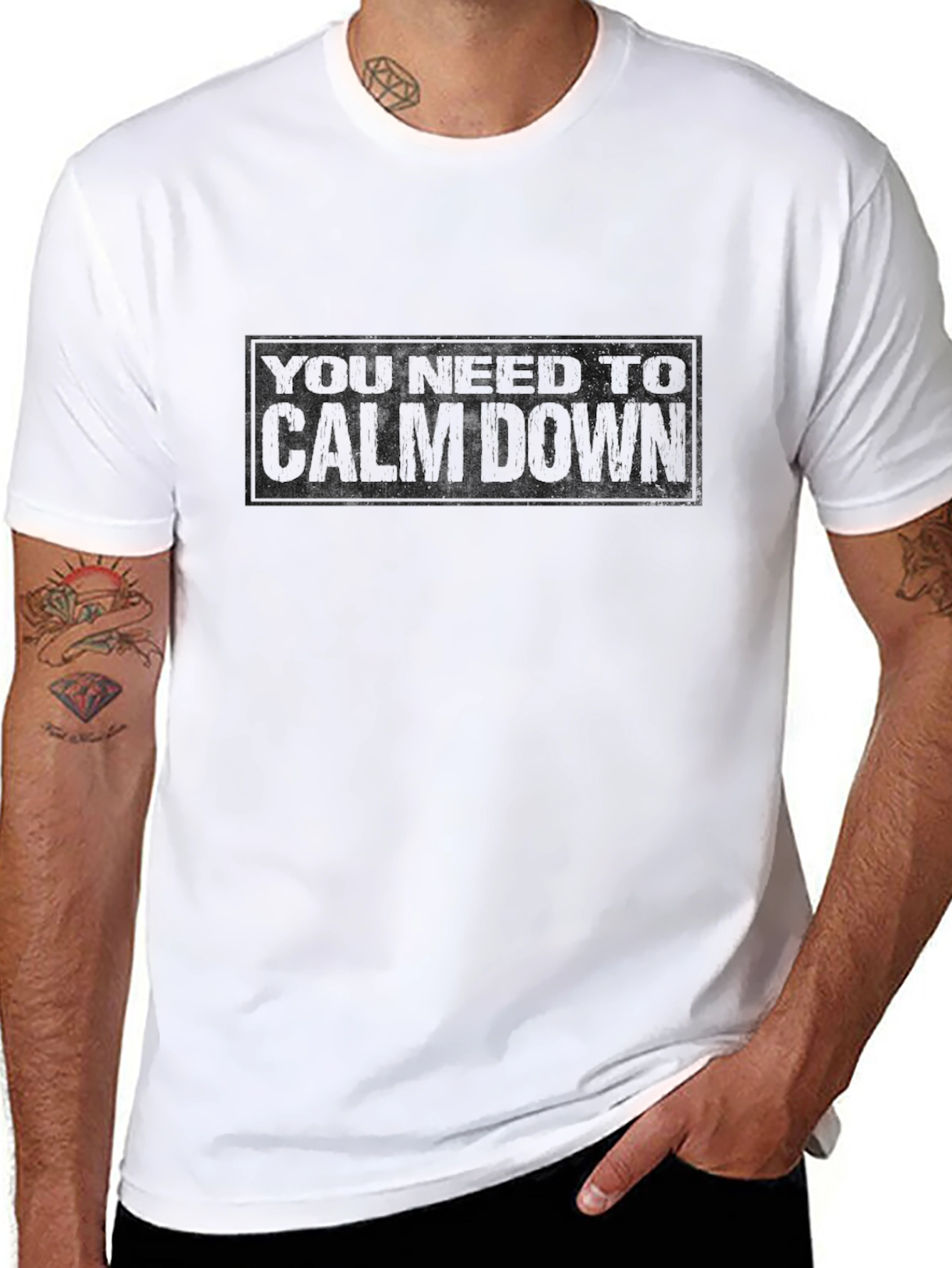 You Need To Calm Down Black T-Shirt