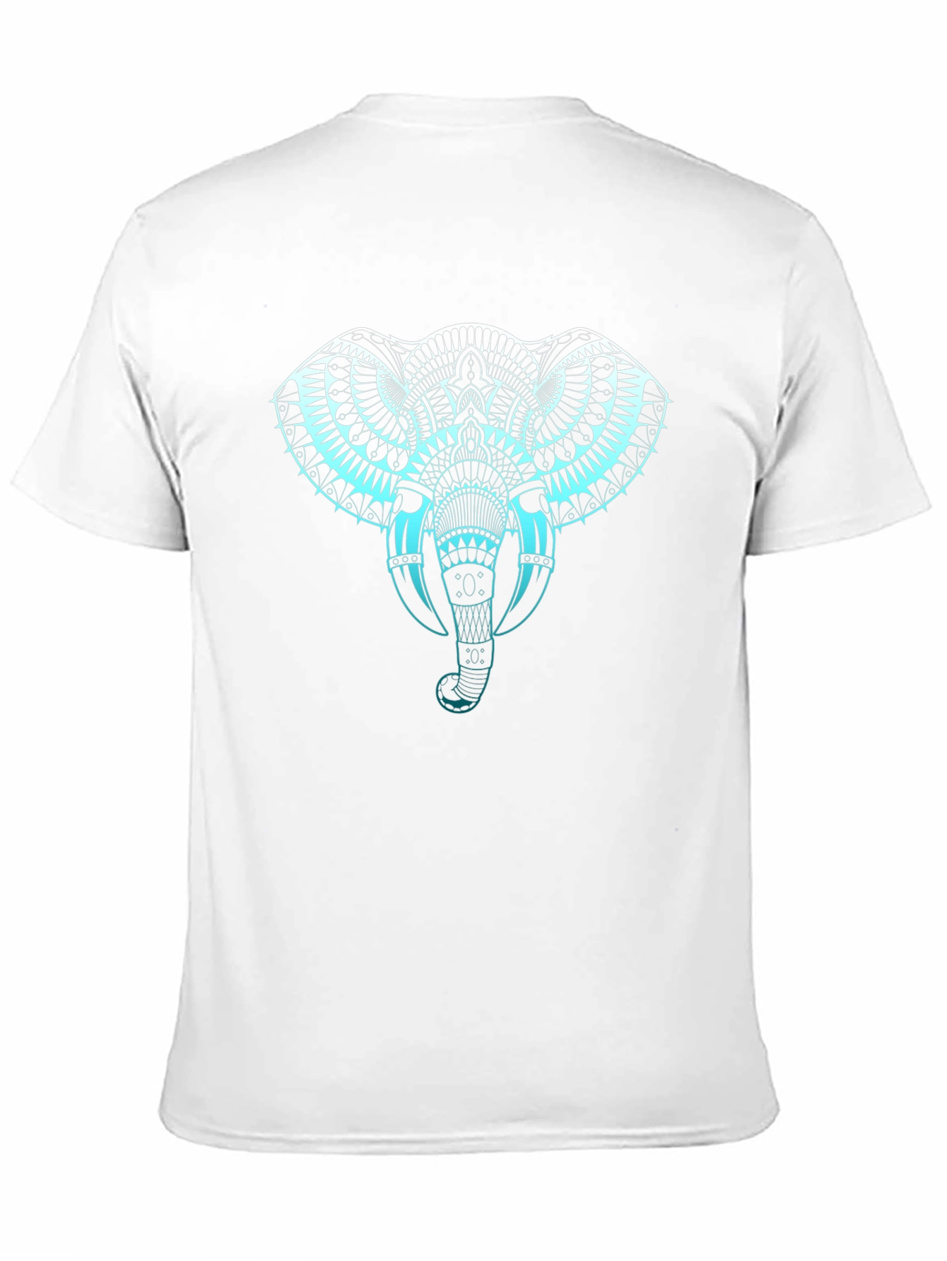 Elephant Graphic Print T-Shirt - Black