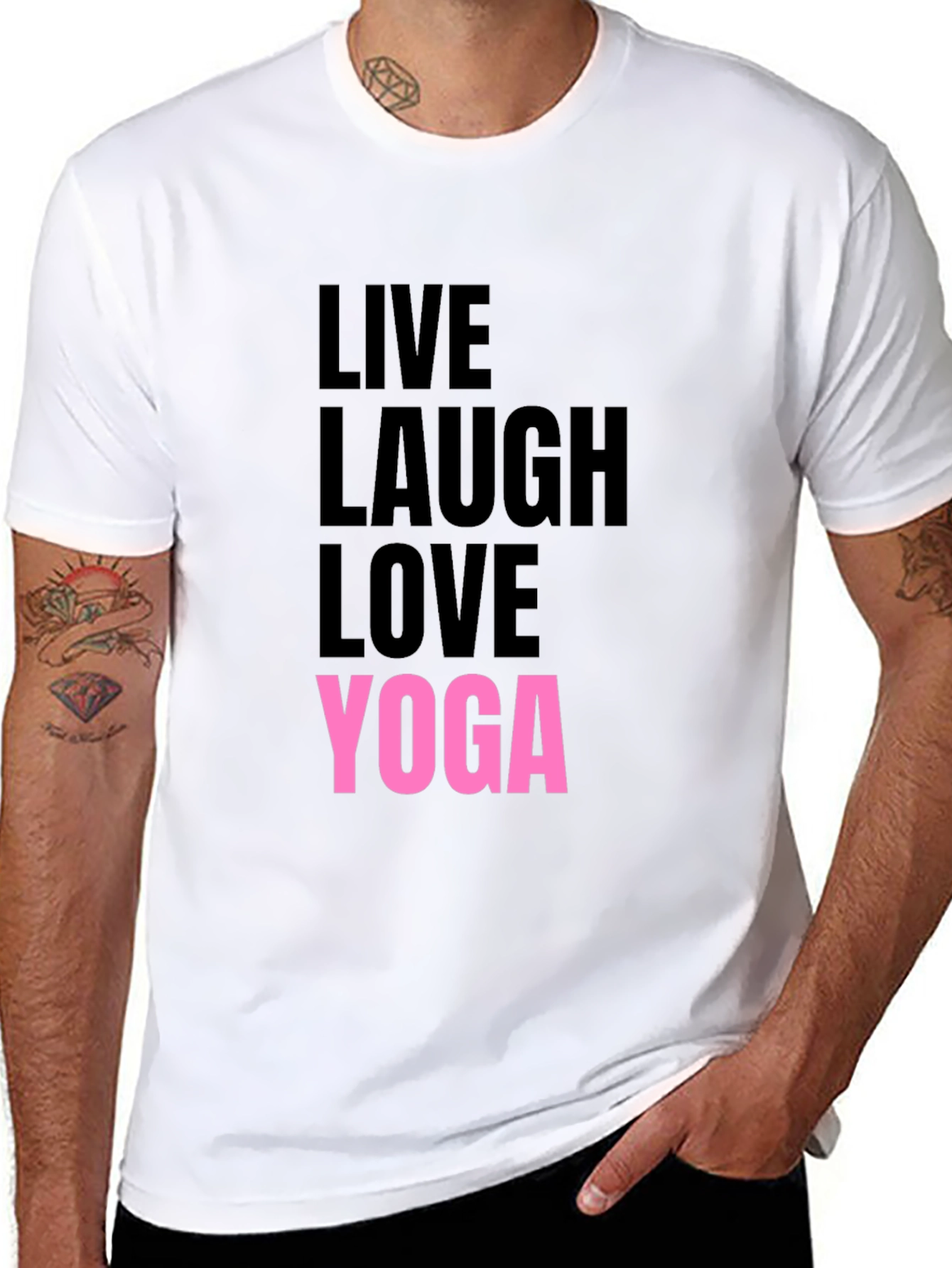 Live Laugh Love Yoga Graphic Tee