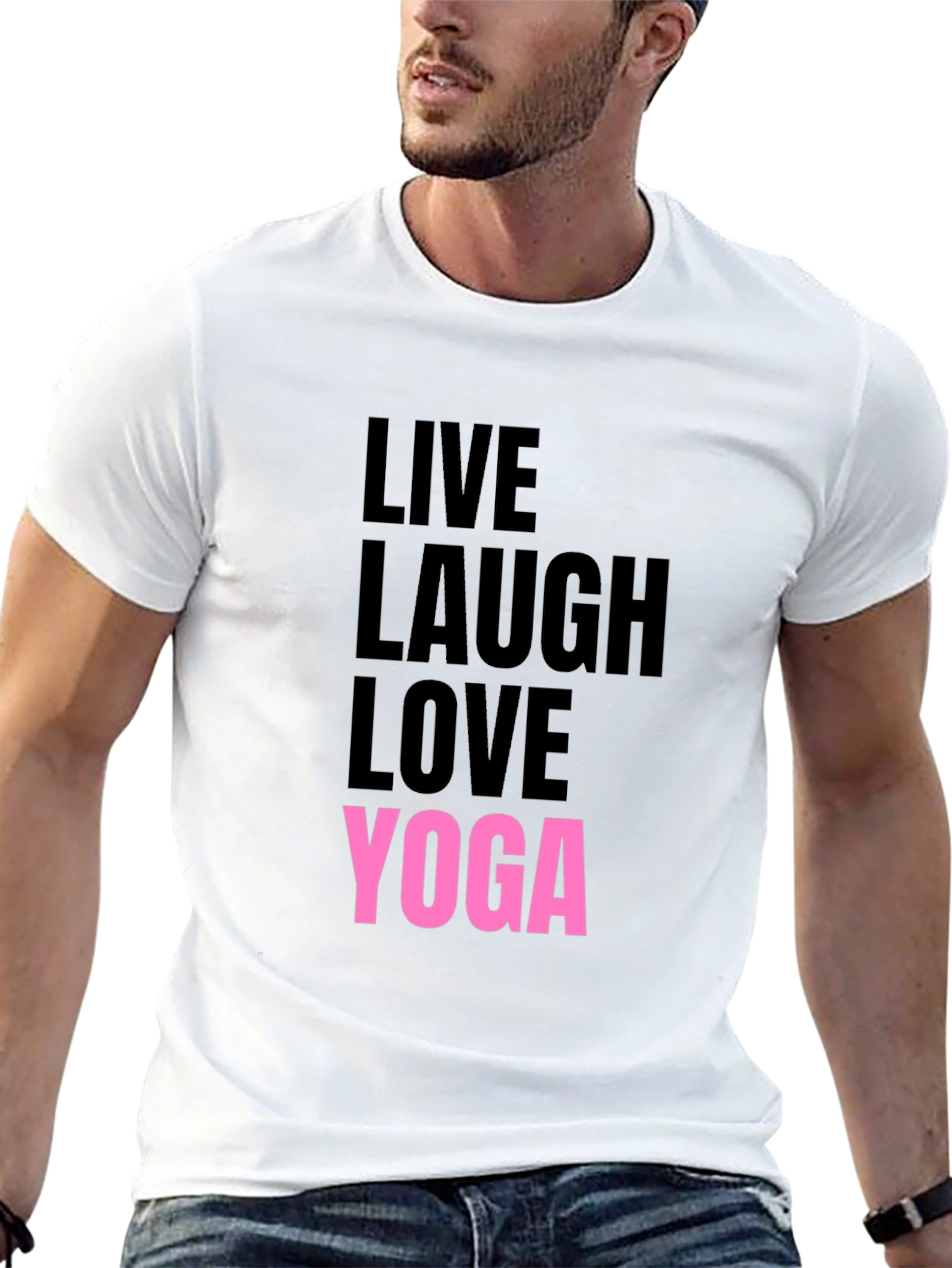 Live Laugh Love Yoga Graphic Tee