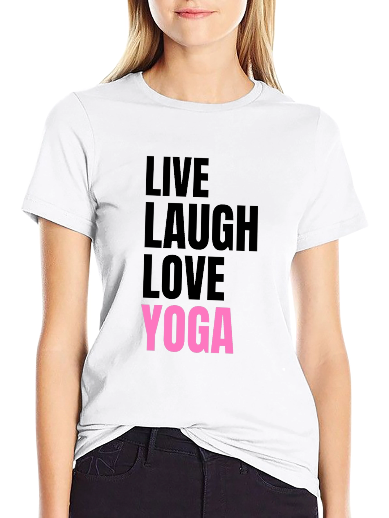 Live Laugh Love Yoga Graphic Tee