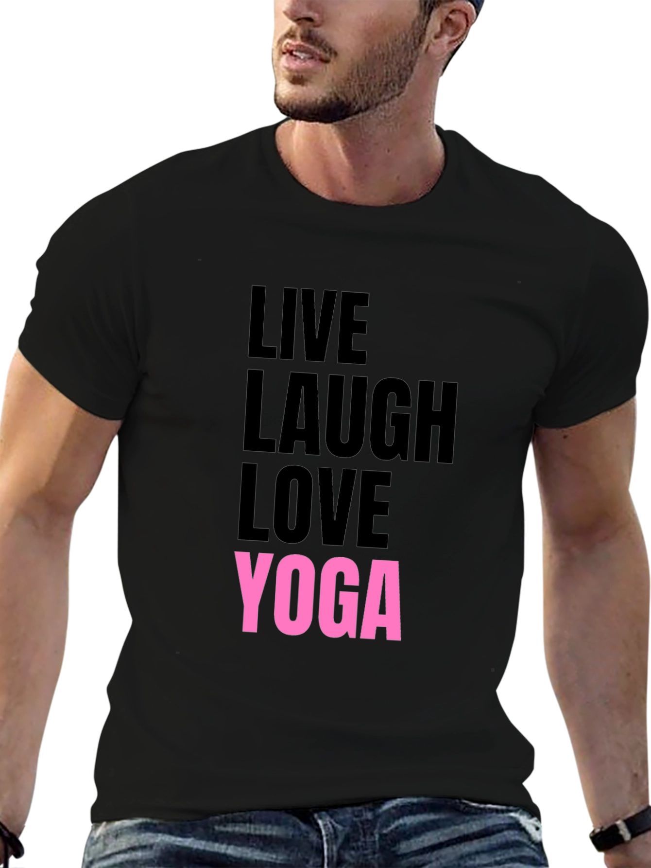 Live Laugh Love Yoga Graphic Tee