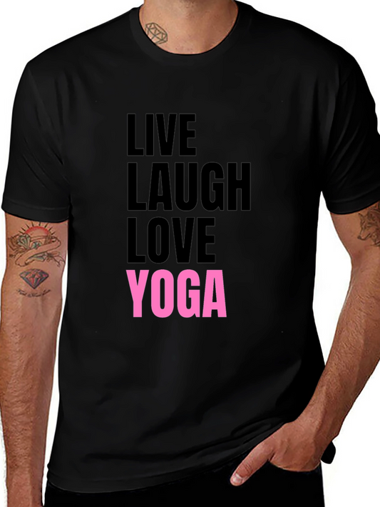 Live Laugh Love Yoga Graphic Tee