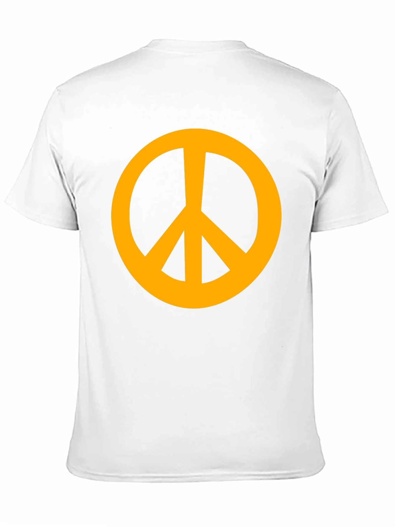 Retro Peace Sign Graphic Tee - Black
