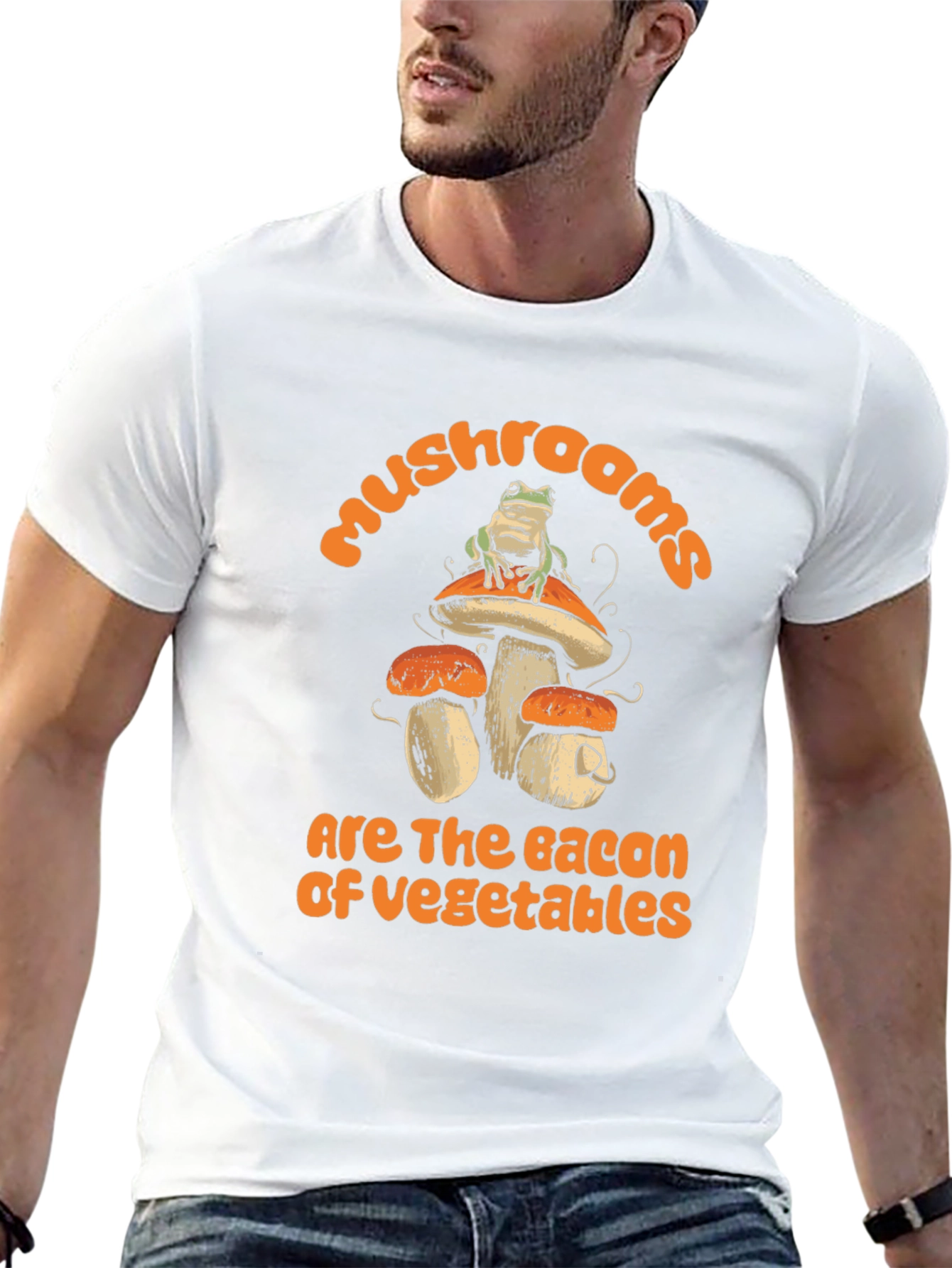 Mushroom Bacon of Vegetables Graphic Tee
