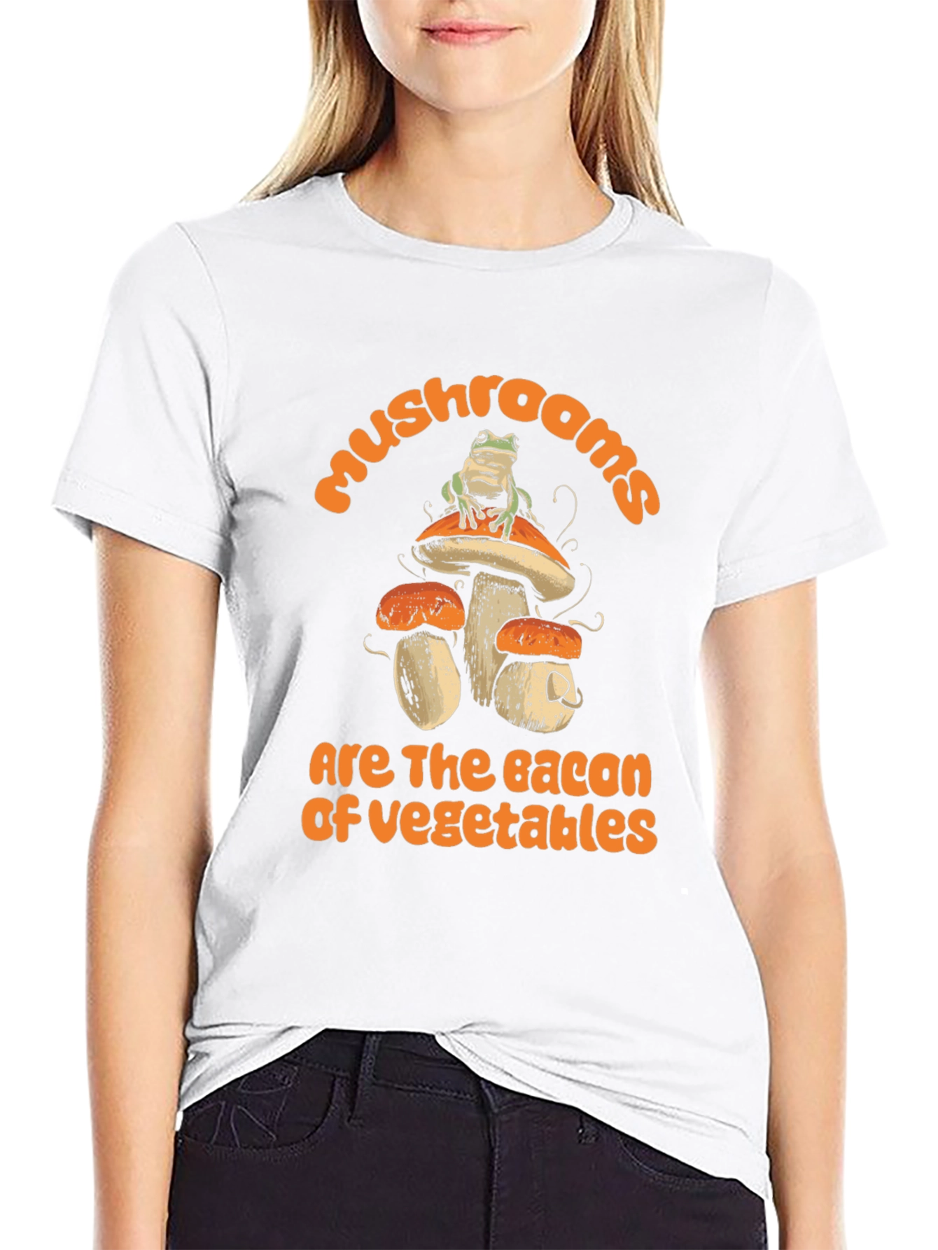 Mushroom Bacon of Vegetables Graphic Tee