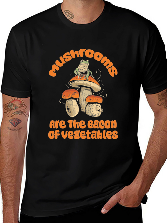 Mushroom Bacon of Vegetables Graphic Tee