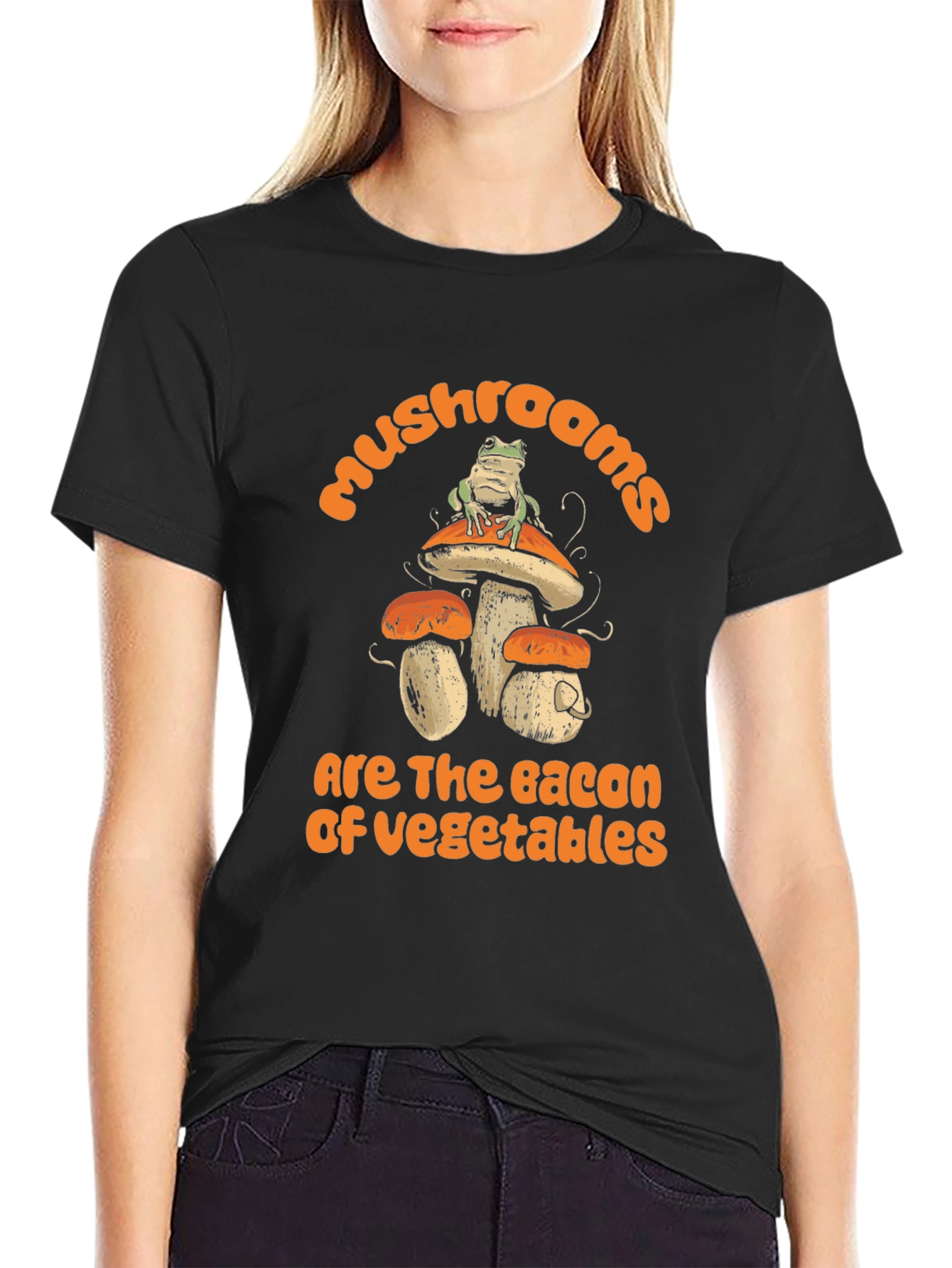 Mushroom Bacon of Vegetables Graphic Tee