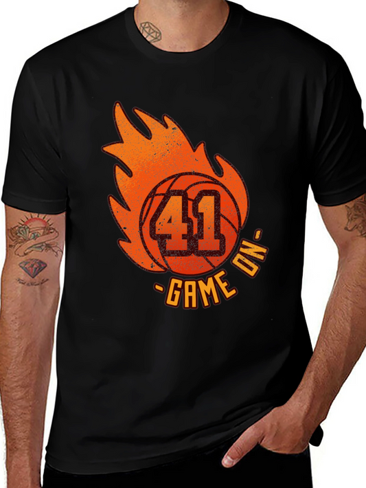 Basketball Game On T-Shirt