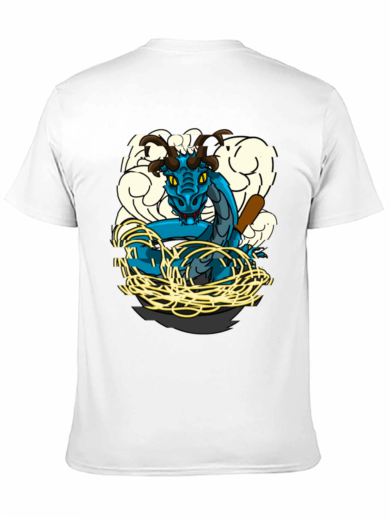 Dragon & Baseball Bat Graphic T-Shirt