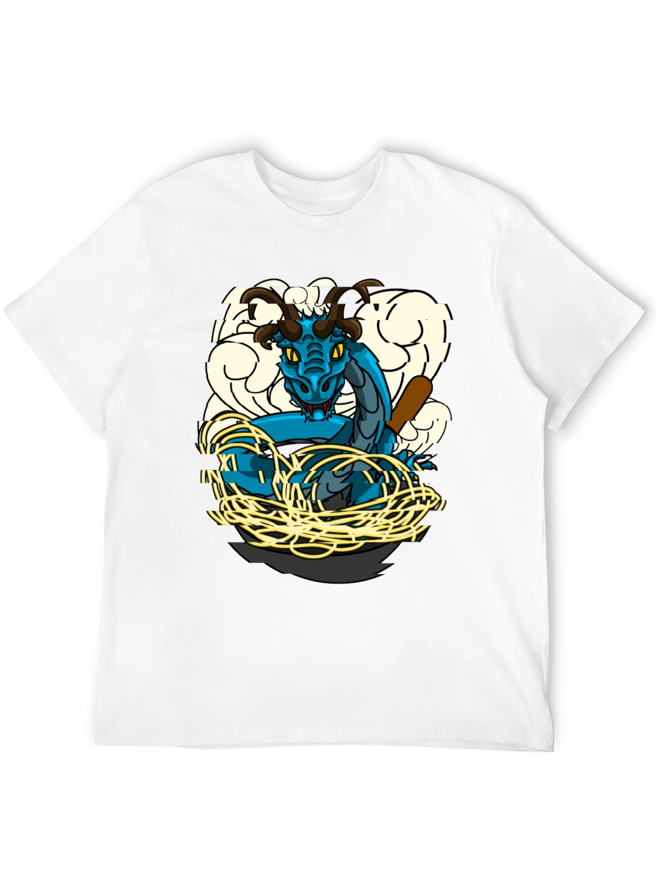 Dragon & Baseball Bat Graphic T-Shirt