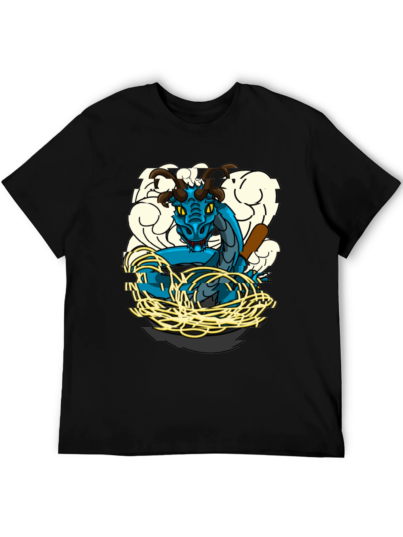 Dragon & Baseball Bat Graphic T-Shirt