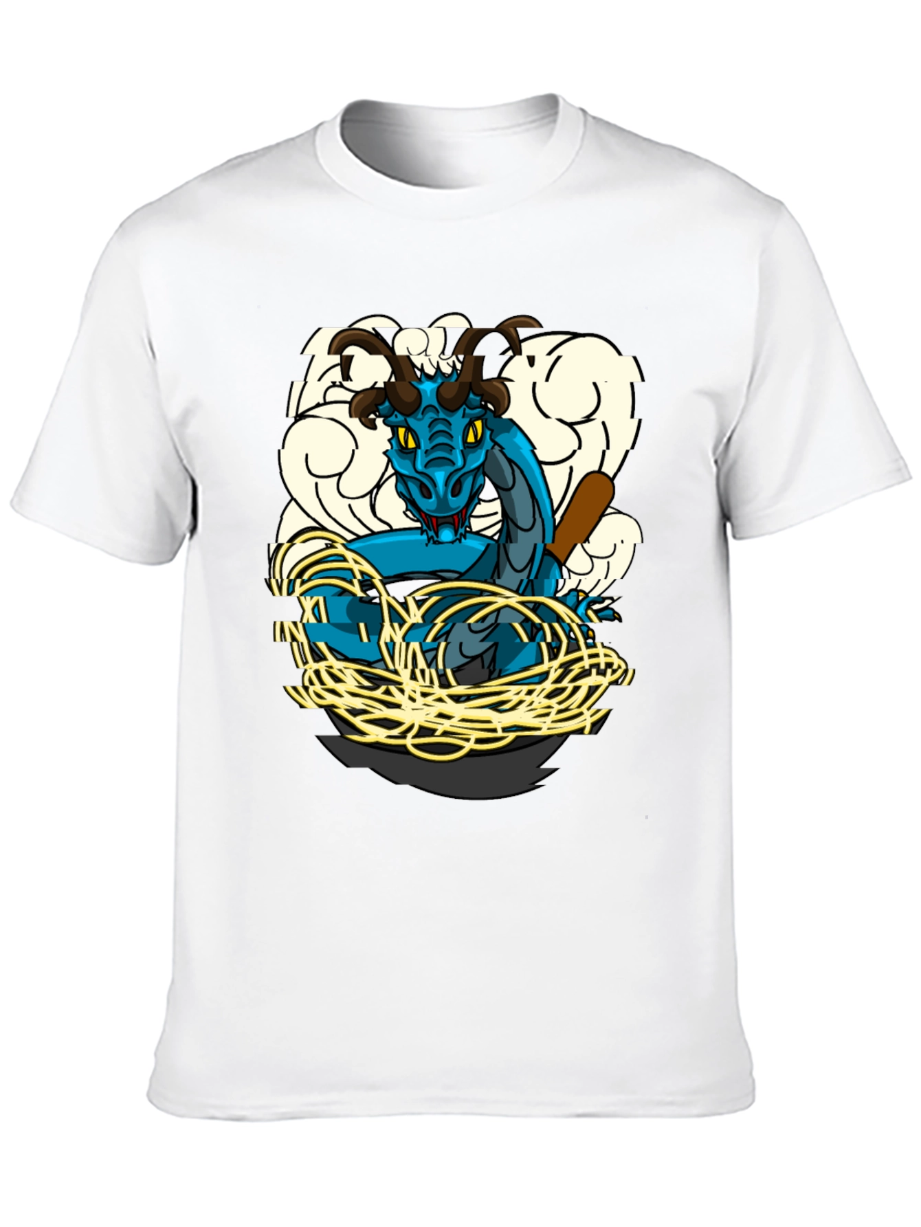 Dragon & Baseball Bat Graphic T-Shirt