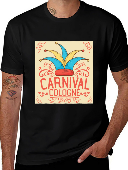 Carnival Cologne Jester Hat Graphic Tee