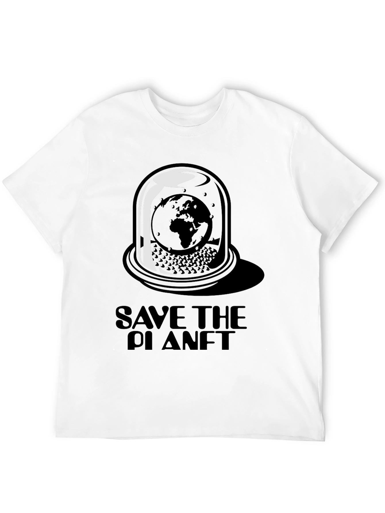Save the Planet Graphic Tee - Black