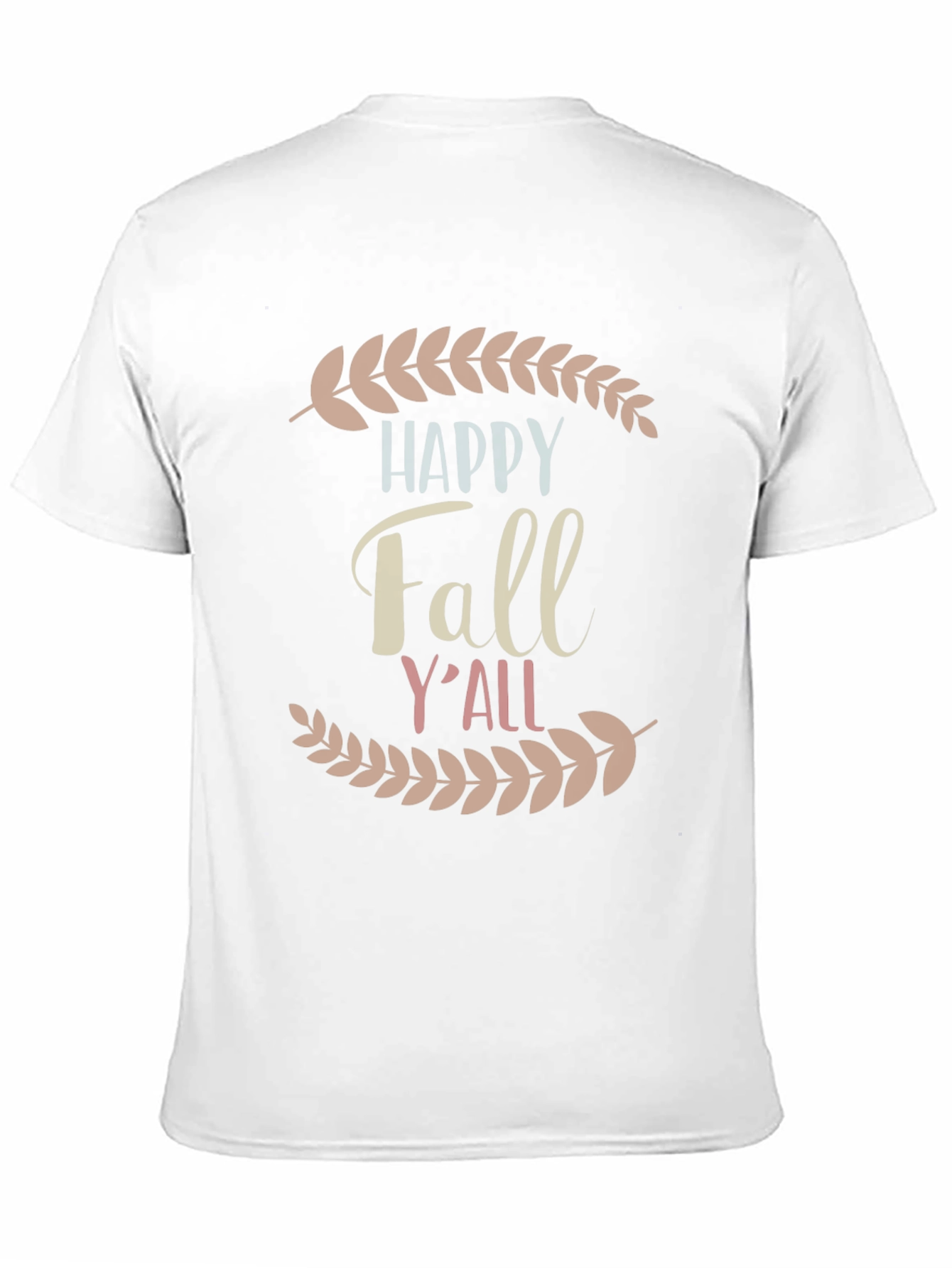 Happy Fall Yall Graphic Tee - Autumn Comfort