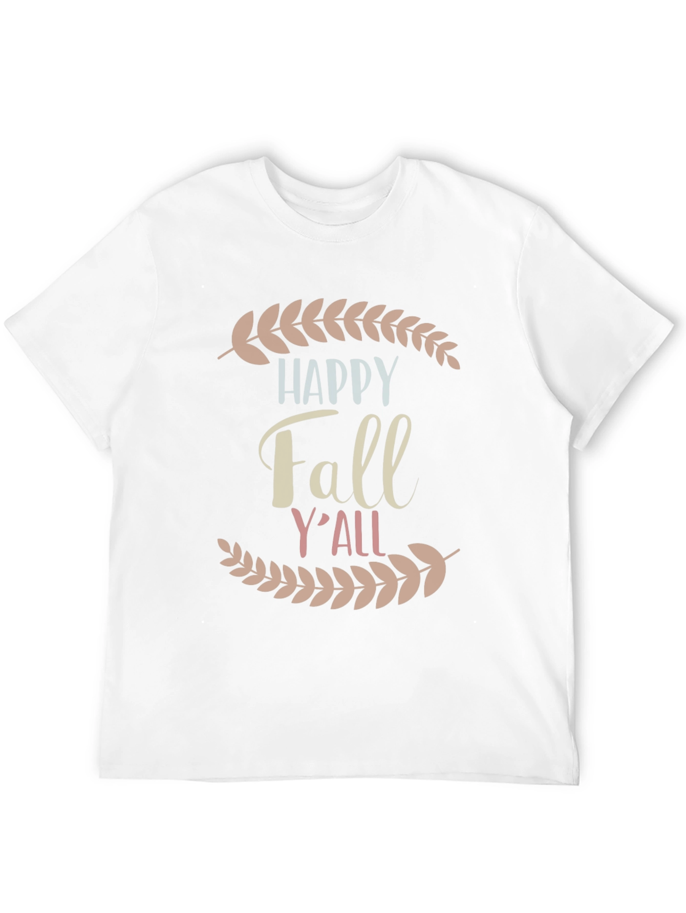Happy Fall Yall Graphic Tee - Autumn Comfort