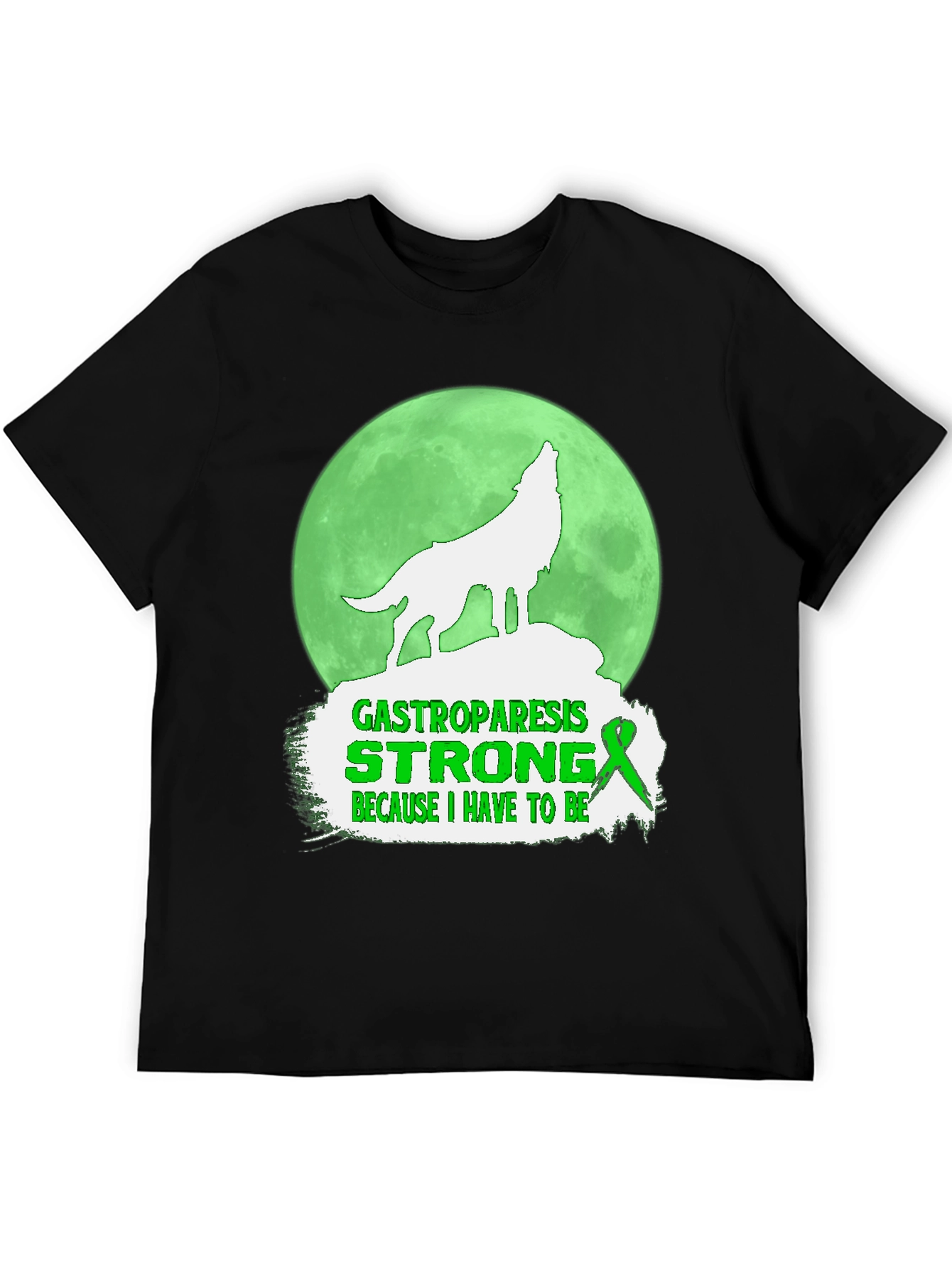Gastroparesis Strong Wolf Graphic Tee