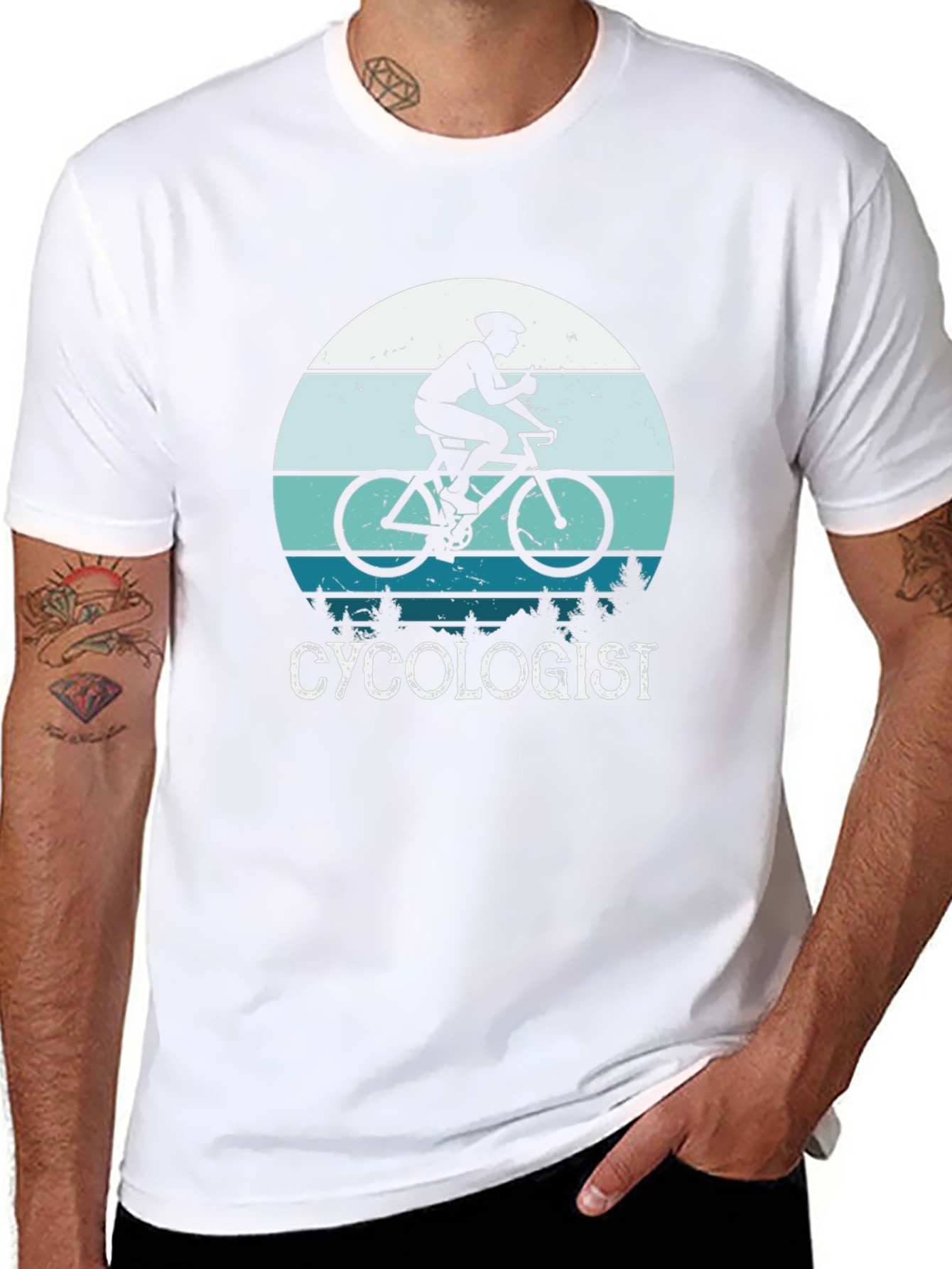 Cycologist T-Shirt - Cyclist Design Graphic Tee