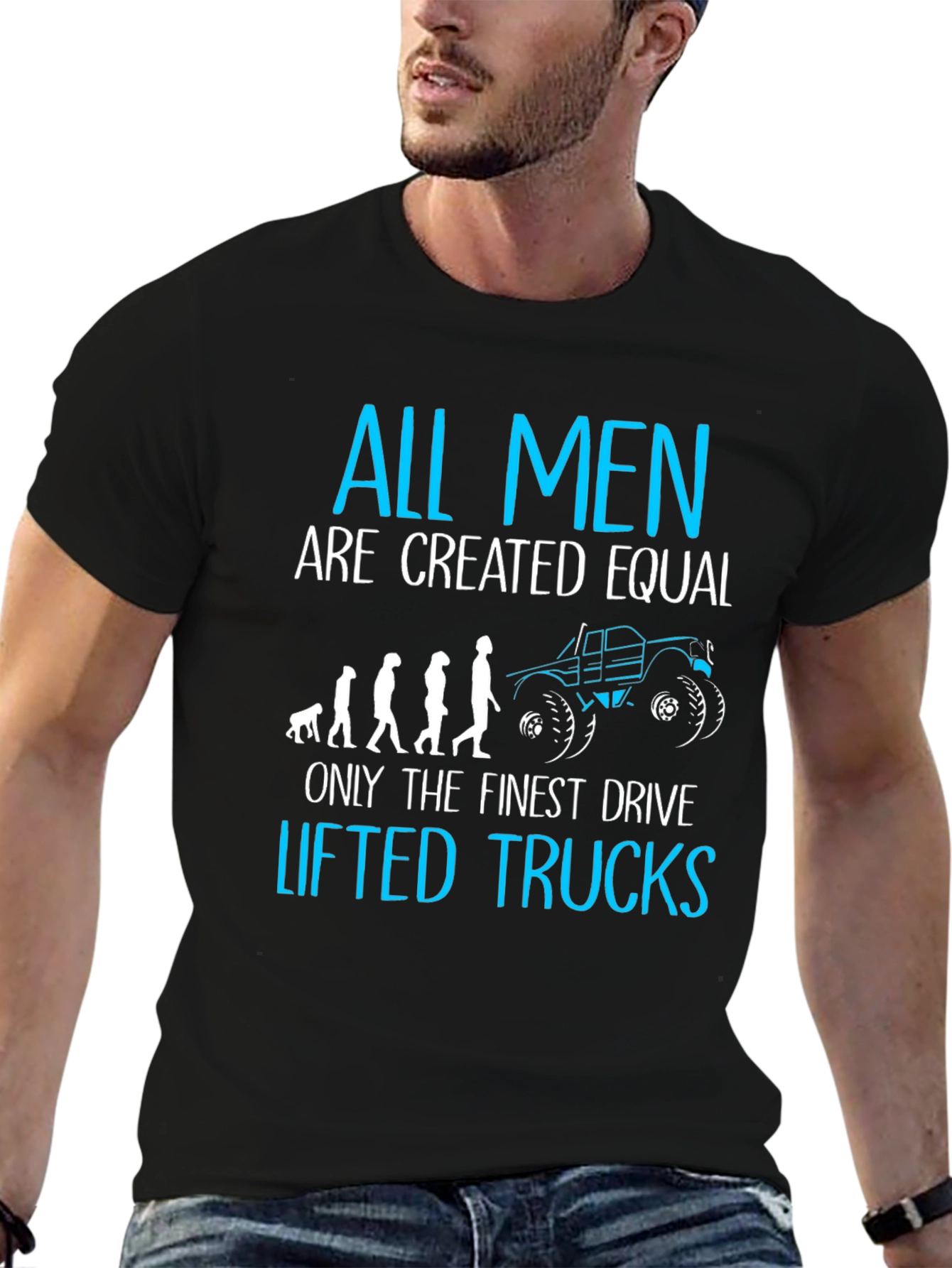 Mens Lifted Trucks Graphic T-Shirt