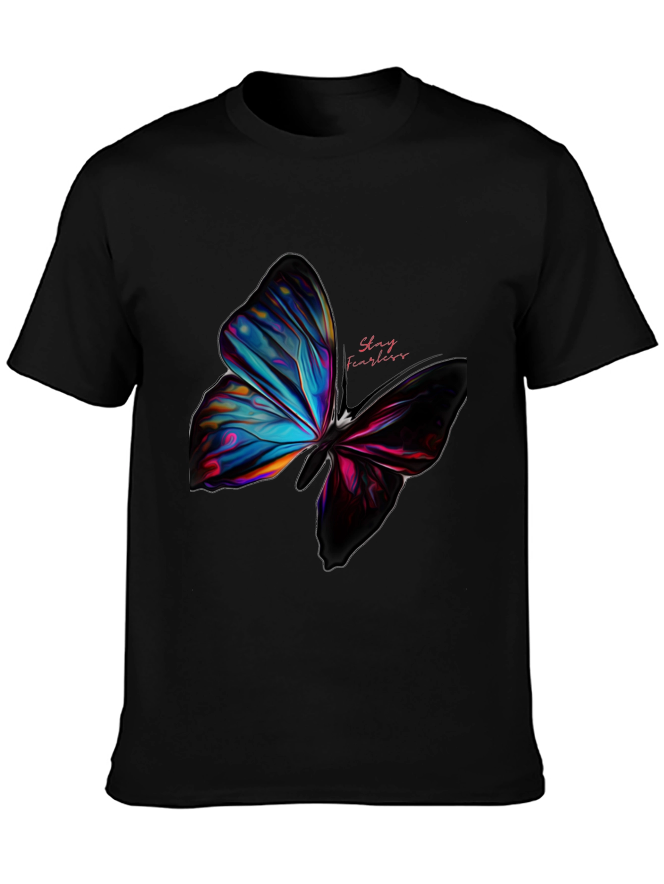 Butterfly Graphic Tee - Stay Fearless Design