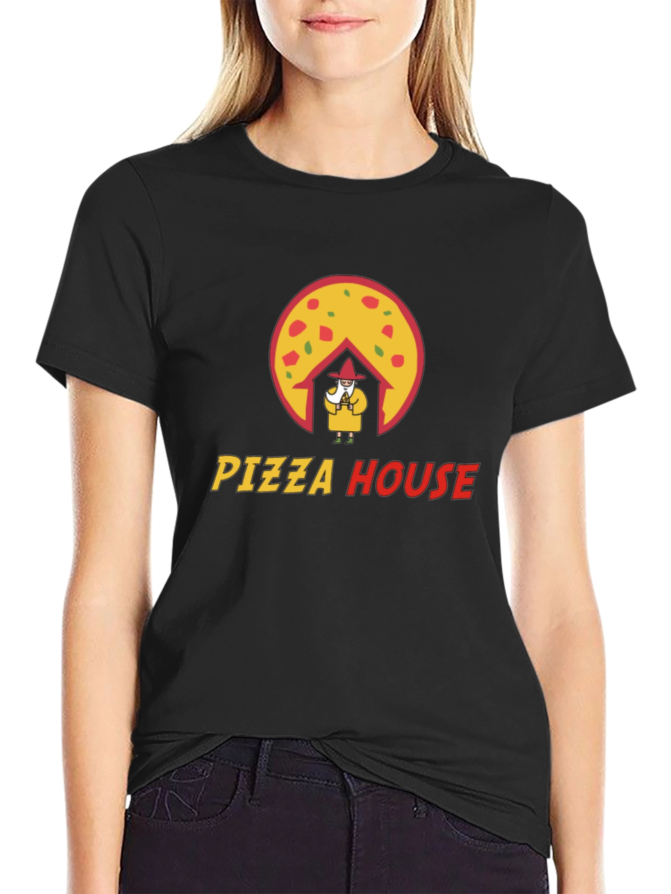 Pizza House Graphic Tee - Fun Casual T-Shirt