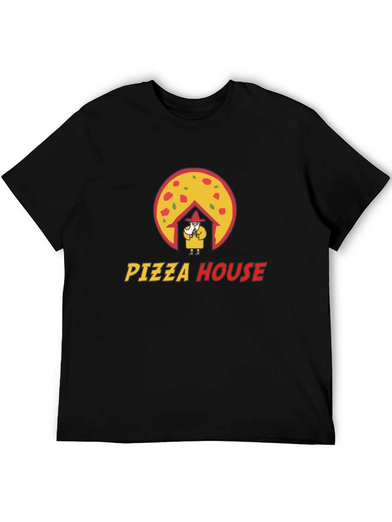 Pizza House Graphic Tee - Fun Casual T-Shirt
