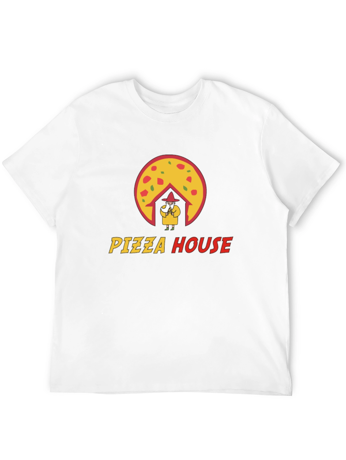 Pizza House Graphic Tee - Fun Casual T-Shirt