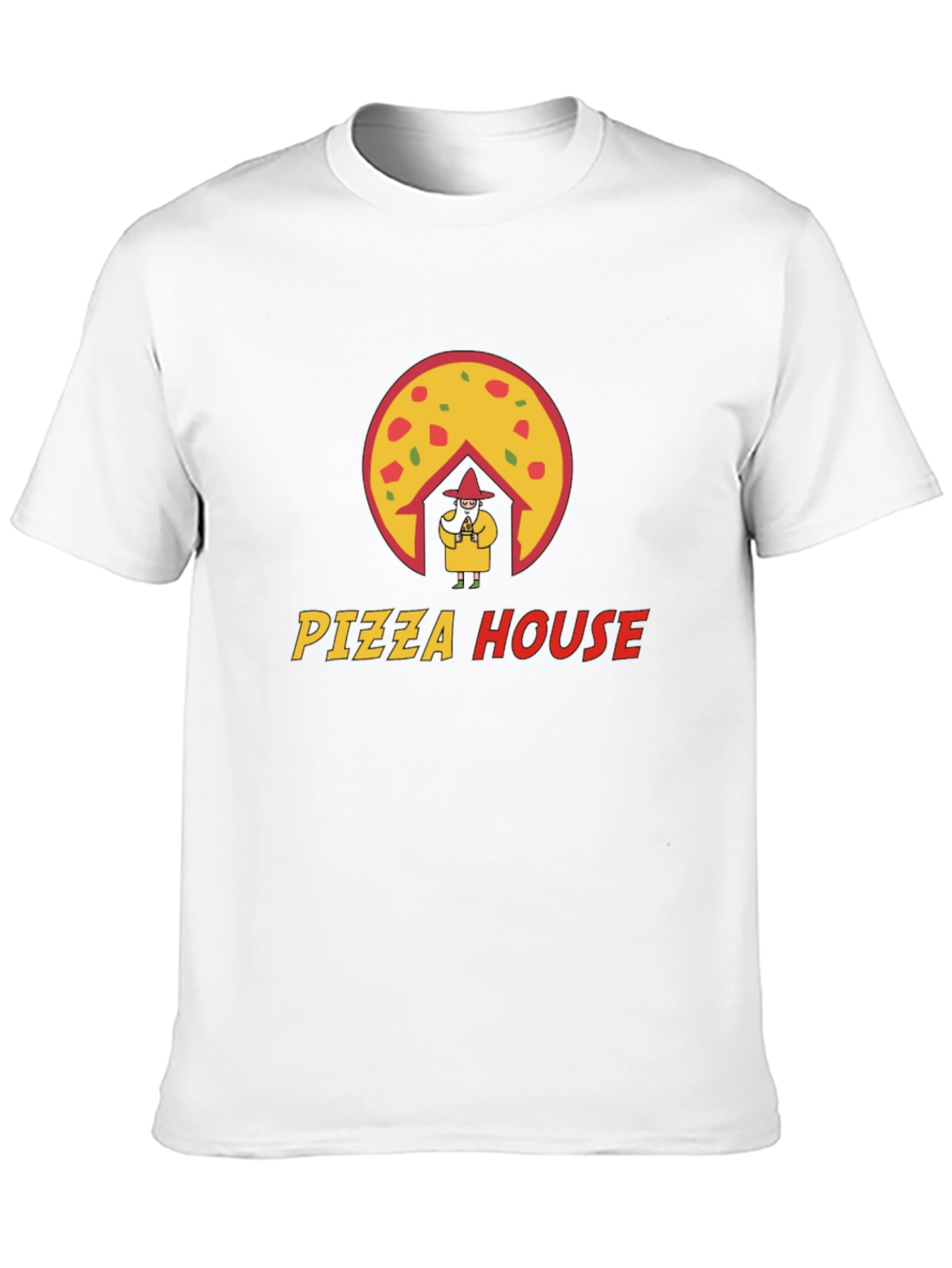 Pizza House Graphic Tee - Fun Casual T-Shirt