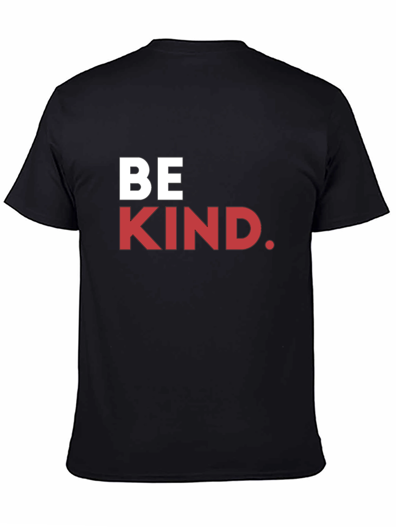 Be Kind Graphic Tee - Black Cotton T-Shirt