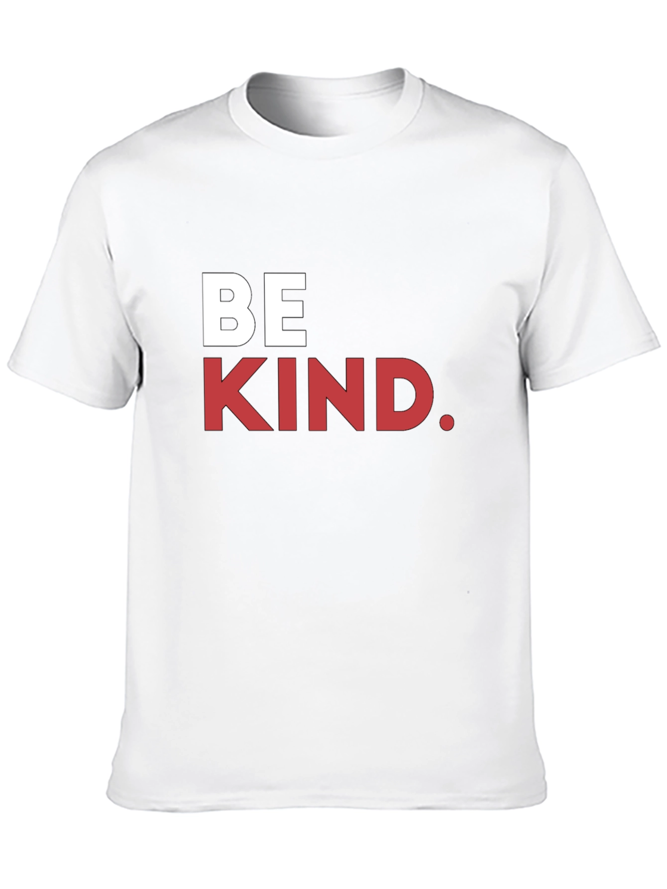 Be Kind Graphic Tee - Black Cotton T-Shirt