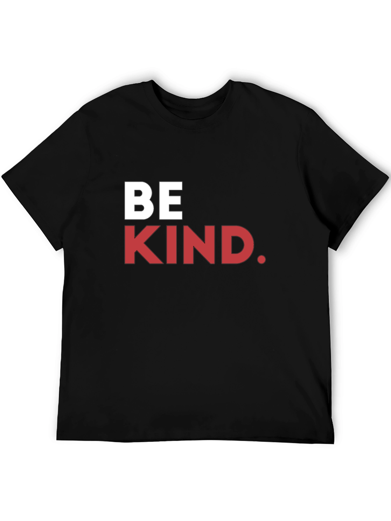 Be Kind Graphic Tee - Black Cotton T-Shirt