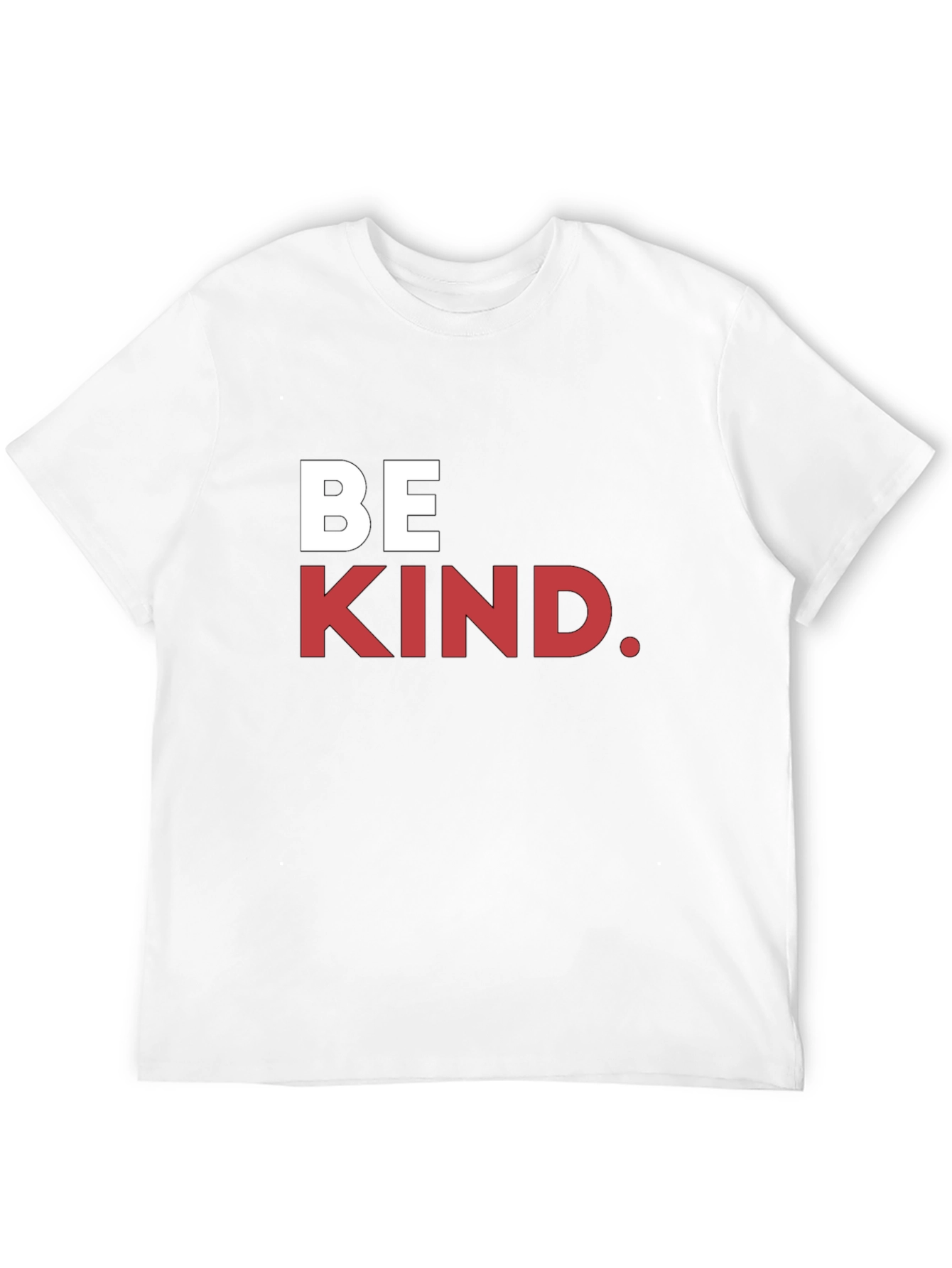 Be Kind Graphic Tee - Black Cotton T-Shirt
