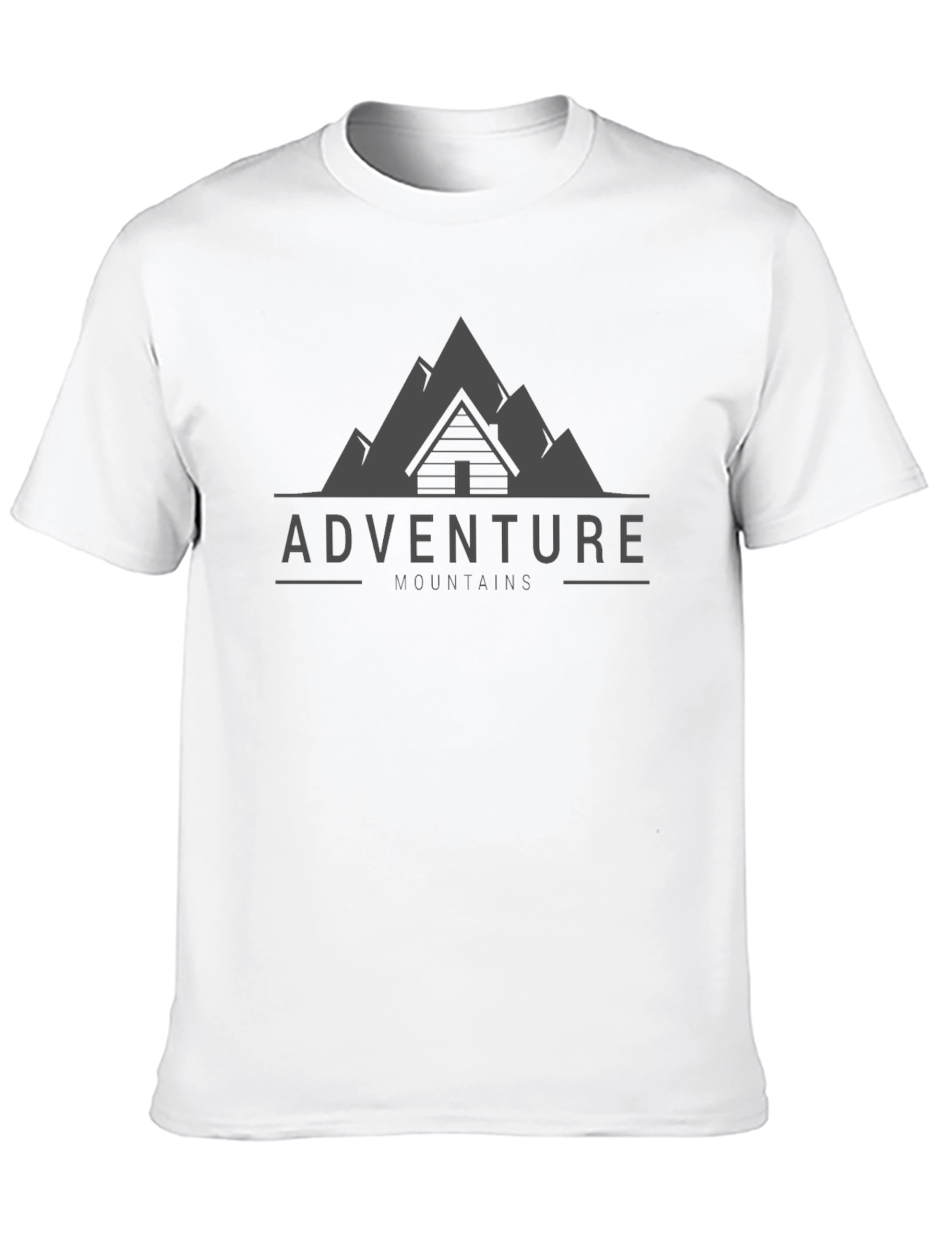 Adventure Mountains Graphic Tee - Black