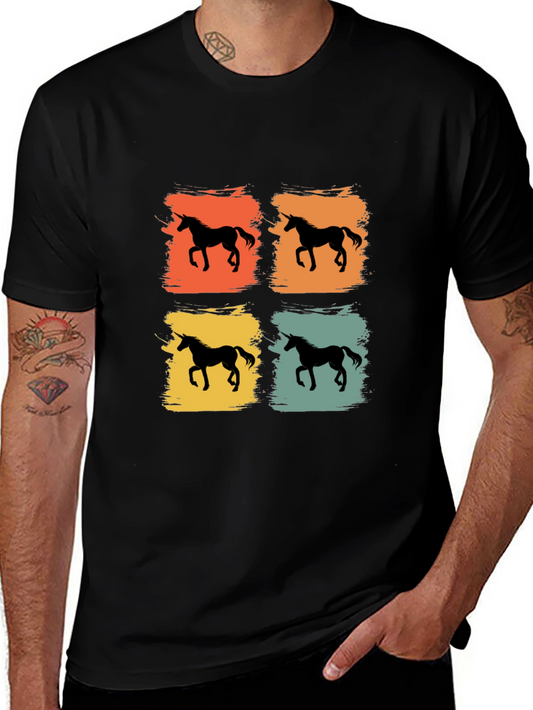 Retro Unicorn Silhouette T-Shirt