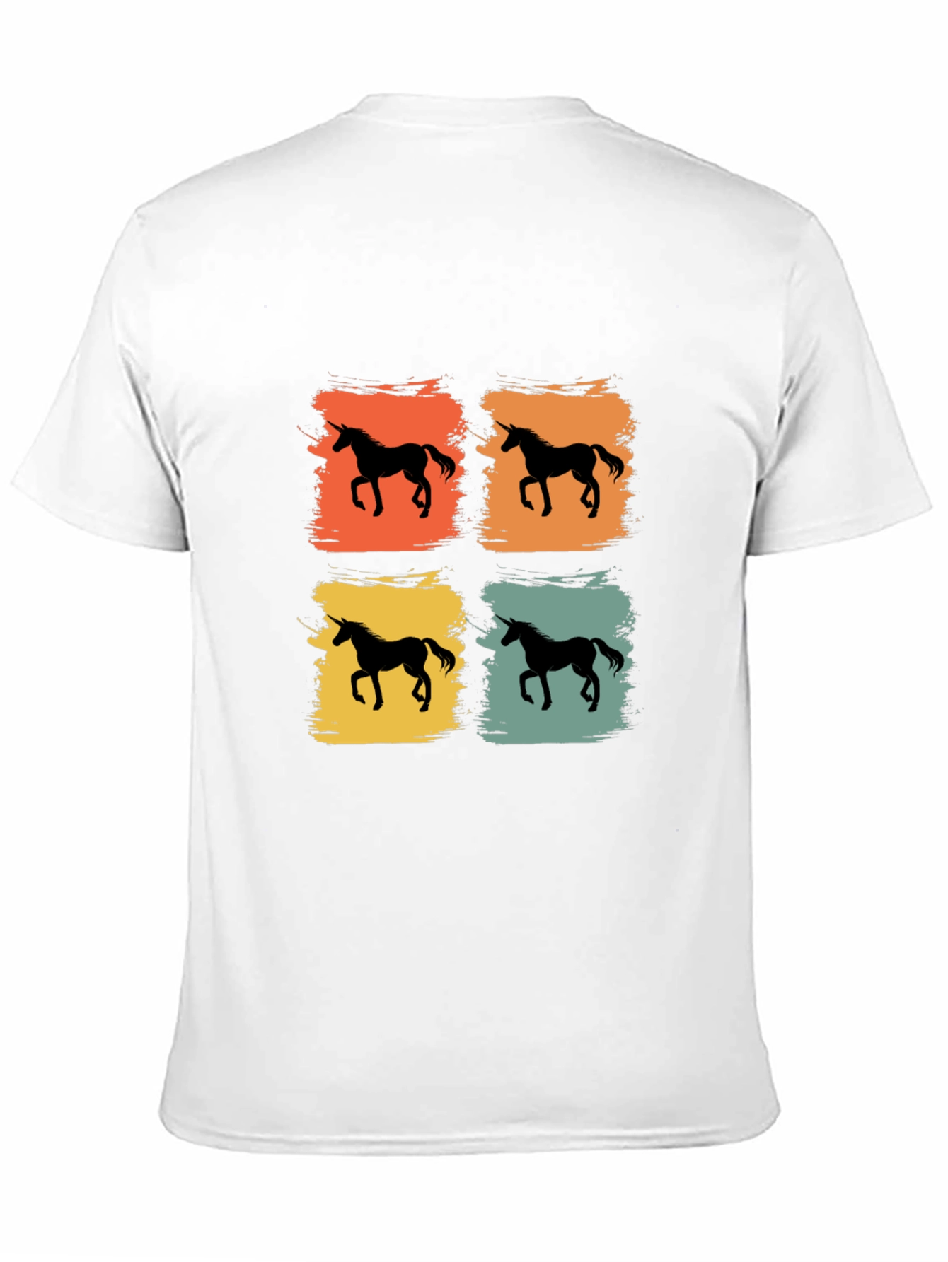 Retro Unicorn Silhouette T-Shirt