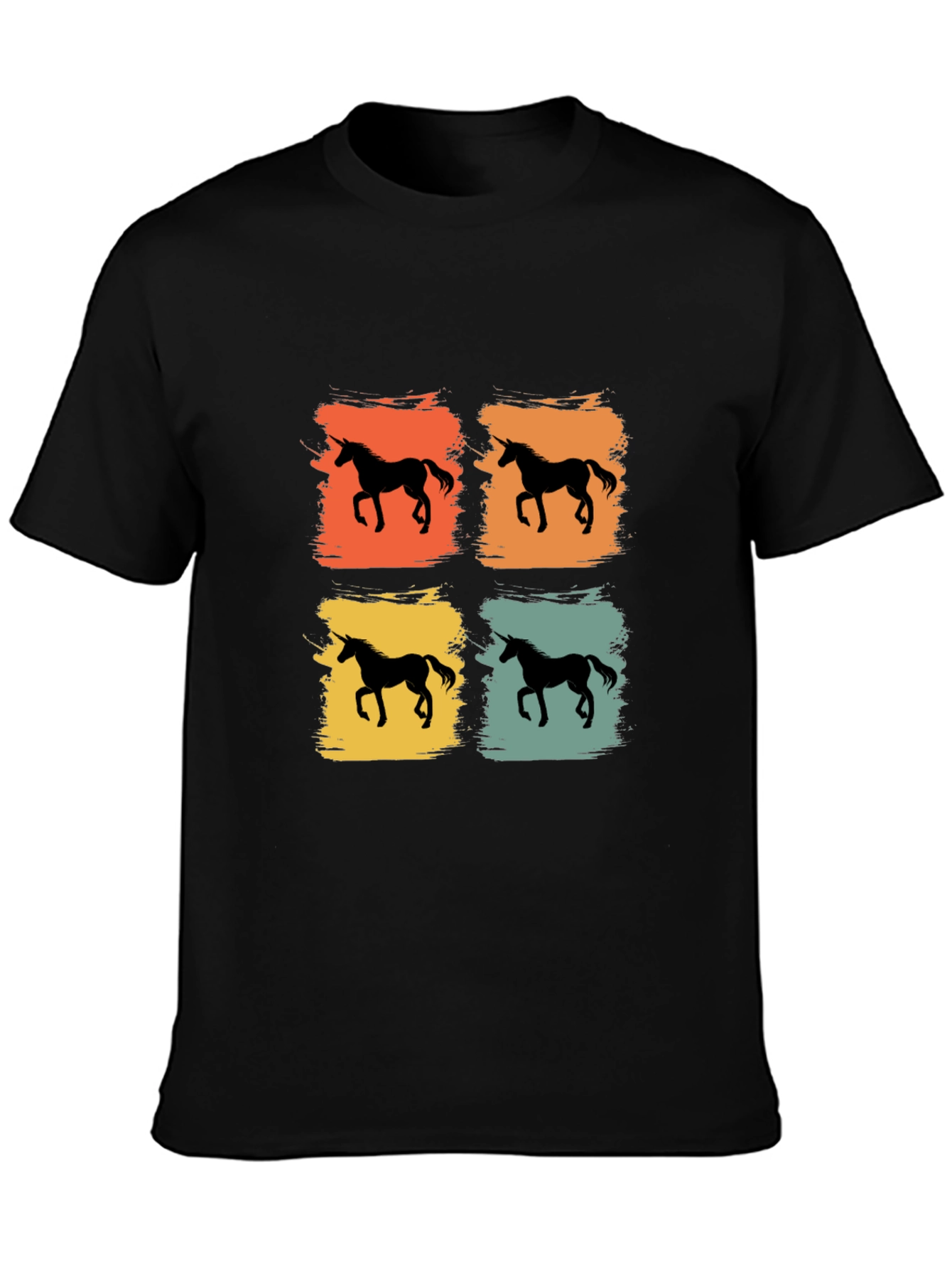 Retro Unicorn Silhouette T-Shirt