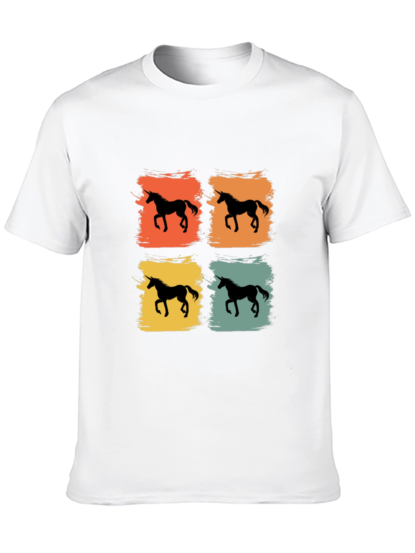 Retro Unicorn Silhouette T-Shirt